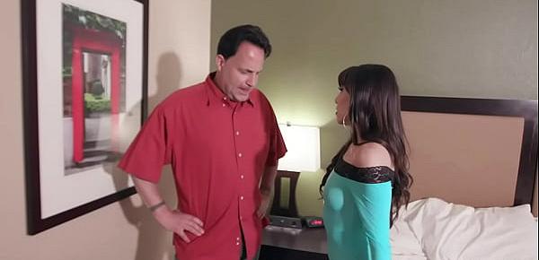  Judy Jolie shows her stepdad that she is a good and hot escort